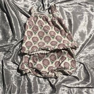 Kate quinn floral organic cotton set 6-12m